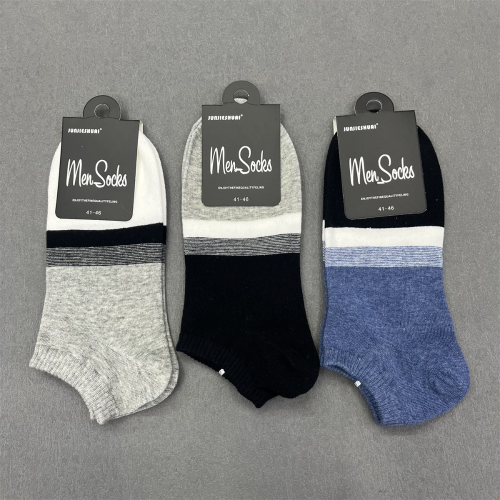 Socks Men‘s Short Socks Men‘s Deodorant Cotton Lovers‘ Socks Student Socks Ins Trendy Short Spring and Autumn Cotton Socks