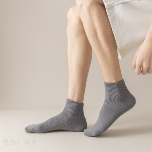 men‘s spring mid-calf length socks business socks stockings summer thin socks men‘s cotton socks deodorant sweat-absorbent high-end