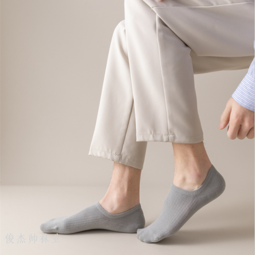 summer thin socks men‘s pure cotton socks invisible socks boat socks men‘s casual silicone non-slip tight shallow mouth socks