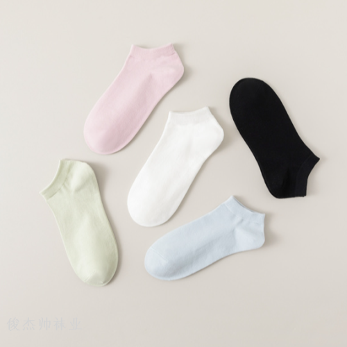 seamless socks women‘s socks summer breathable thin women‘s low-cut liners socks solid color low cut low-top girls short cotton socks