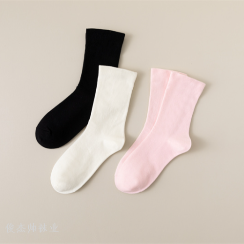 pure cotton socks children‘s no pilling spring new bunching socks dopamine color sweat-absorbent breathable all-match loose mouth confinement