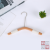 Factory Direct Sales Women's Clothing Store Wood Texture Hanger Wood Color Children's Clothing Stores Clothes Trousers Rack Hanger