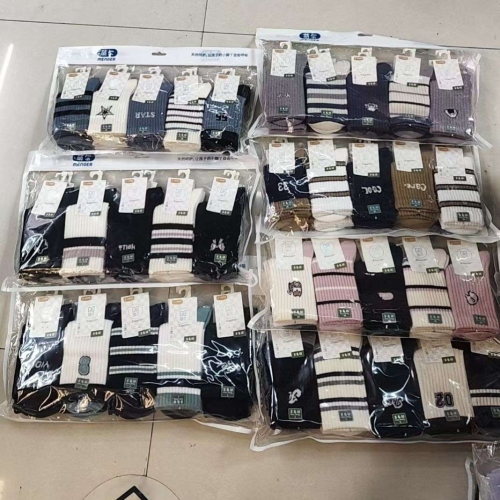 儿童羊绒袜舒适保暖三个码断S.M.L