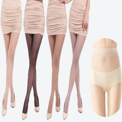 Sexy Solid Color Cored Silk Pantyhose Factory Direct Sales Underwear Slimming Slim and Ultra-Thin Basic Stockings 