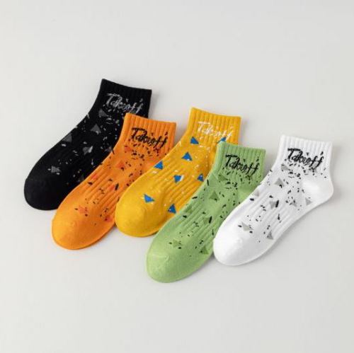 spring and summer new socks men‘s short socks male socks color matching men‘s boat socks men‘s pure cotton socks athletic socks factory wholesale