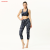 Europe and the United States cross-border new digital printing yoga suit 2-piece set milk silk women's seven point bra fitness exercise
