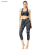 Europe and the United States cross-border new digital printing yoga suit 2-piece set milk silk women's seven point bra fitness exercise