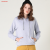 Amazon Cross border European and American Autumn and Winter Brushed Solid Color New Product Women's Pullover Hooded Loose Women's Hoodie Sweater