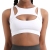 Cross border European and American nylon new bra with double collection and side milk sports bra, sexy high strength vest, shockproof gathering