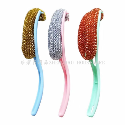 Long and Short Handle Cleaning Ball Kitchen Brush Pot Marvelous Pot Cleaning Accessories  Fiber Steel Wire Ball Nano