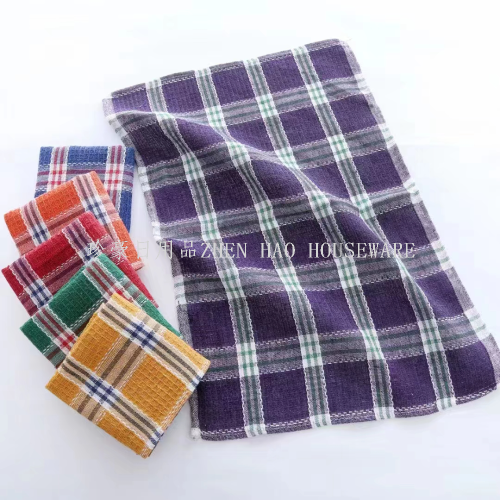 4060 cotton functional towel gift tea towel jacquard yarn-dyed kitchen napkin foreign trade gift napkin cleaning rag absorbent