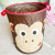 Portable Cartoon Uncovered round Storage Bucket Clothing Toys Storage Bucket Laundry Basket Factory Direct Sales