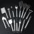 Feipeng 304 Stainless Steel Kitchenware Sanding Kitchenware Set Stainless Steel Spatula Cooking Spoon and Shovel Kitchen Supplies