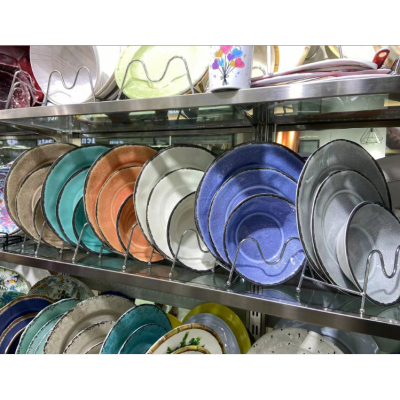 Foreign Trade in Stock Hot Sale Melamine Food Grade Tableware Imitation Porcelain Tableware Suit