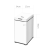 Household Light Luxury Induction Stainless Steel Trash Can Kitchen Toilet with Lid Corner Trash Bin Wholesale
