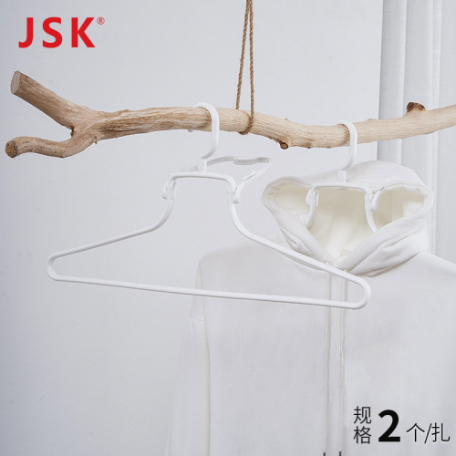 日本JSK 连帽卫衣成型晾晒架创意实用塑料衣挂快速晒干易干衣架