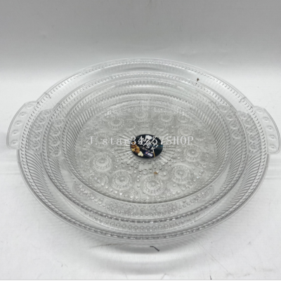 Fruit Plate Household Living Room Coffee Table Fruit Plate Light Luxury Ins Style Snack Dish Candy Dried Fruit Tray Fruit Basket Swing Plate Storage