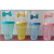 New Plastic Water Cup Creative Cartoon Fruit Cup with Straw Good-looking Cute Milk Tea Juice Cup