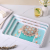 Household Living Room Coffee Table Fruit Plate Honey an Three-Piece Set Moon Flower Pattern Snack Dish Candy Fruit Basket Swing Plate Storage