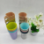 Personality Minimalist Cup Portable Plastic with Handle Washing Cup Couple Cartoon Tooth Cup Mouthwash Cup