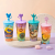 New Cute Multi-Shape Cup with Straw Absorbent Cup Juice Tea Bottle