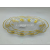 30cm Diameter Pet Plate Tray Household Plate Transparent Tea Cup Storage Cup Tray Saucers Plate