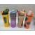 Water Cup Minimalist Water Cup Portable Sealed Leak-Proof Flip Cover Straw Plastic Cup Sports Bottle Sports Kettle