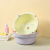 Good-looking Transparent Solid Color Bear Washbasin Household Washbasin Feet-Washing Basin Student Basin Child Baby Washbasin