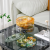 Light Luxury Fruit Plate Home Living Room New Dried Fruit Storage Box Nut Snack Candy Box Grid Swing Plate Storage