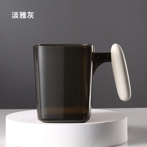 good-looking tooth cup in stock wash tooth mug creative mouthwash cup simple and light luxury household plastic couple‘s cups