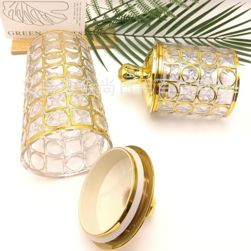 candy nut storage jar transparent white gold sealed jar plastic pet storage jar large， medium and small optional