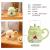 New Three-Dimensional Cartoon Ceramic Cup Animal Mug Cup with Spoon Lid