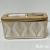 Foreign Trade Export Square Ceramic Butter Box with Ceramic Knife Refueling Storage Box
