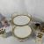 New Electroplated Fruit Plate Three-Layer Dim Sum Plate Afternoon Tea Pastry Plate