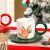 New Christmas Coffee Set round Ear Ceramic Christmas Cup Creative Mug Cute Water Glass