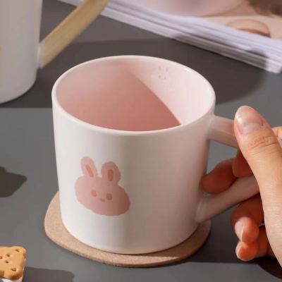 New Ceramic Cup Cartoon Rabbit Mug Creative Glass