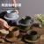 French Kiln Baked Coffee Cup Stoneware Coffee Set Set