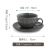Retro Coffee Cup Kiln Baked Stoneware Coffee Cup Handmade Latte Art Coffee Cup