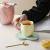 Glaze Tulip Coffee Set Creative Ceramic Coffee Cup Good-looking Ceramic Cup
