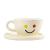 Creative Ceramic Coffee Cup Smiley Face Coffee Set Large Capacity Ceramic Coffee Cup Cup