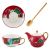 Foreign Trade Hot Sale Christmas Gift Box Ceramic Cup One Pot One Cup Ceramic Coffee Set Set Afternoon Tea Cup