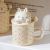 New Ceramic Cup Cartoon Rabbit Dot Mug Office Water Cup