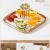 Light Luxury Ceramic Fruit Plate Hotel Afternoon Tea Fruit Plate Gold Fruit Plate