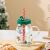 Glass Christmas Cup Straw Coffee Cup Creative Water Cup