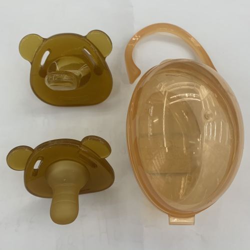 硅胶小熊扁头 和 小熊圆头 玩嘴