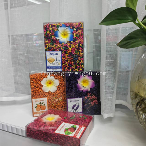 PVC Boxed Fragrant Dried Flower Aromatherapy Boutique Sachet Ornaments