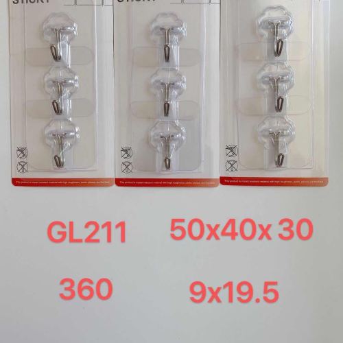 All Kinds of Transparent Suction Cup Hook Tile Glass Bedroom bathroom Living Room Multi-Purpose Hook