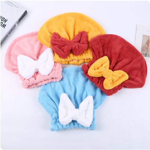 thickened hair drying cap women‘s super water-absorbing and quick-drying wrap hair towel head wiping shampoo 2024 new princess shower cap
