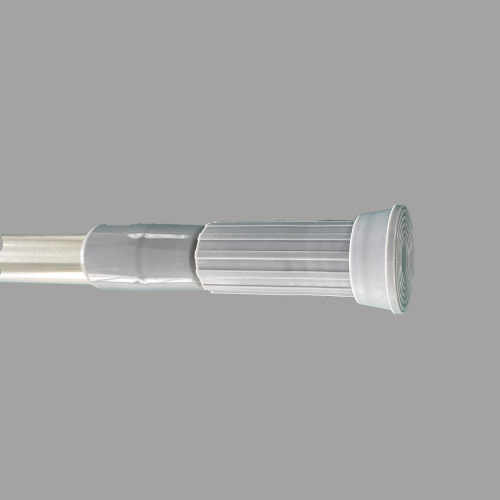 浴帘杆厂家供货内锁式不锈钢管灰头直杆可伸缩窗帘杆浴室杆