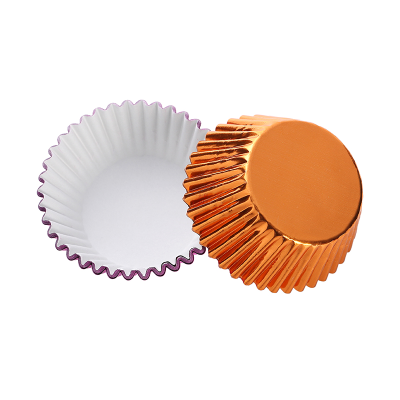 Manufacturers direct sales disposable cake cups oil proof, waterproof and high temperature resistant cake tray aluminum foil baking packaging